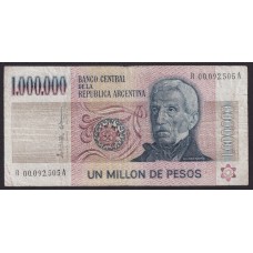 ARGENTINA COL. 671R BILLETE REPOSICION DE 1.000.000 UN MILLON DE PESOS